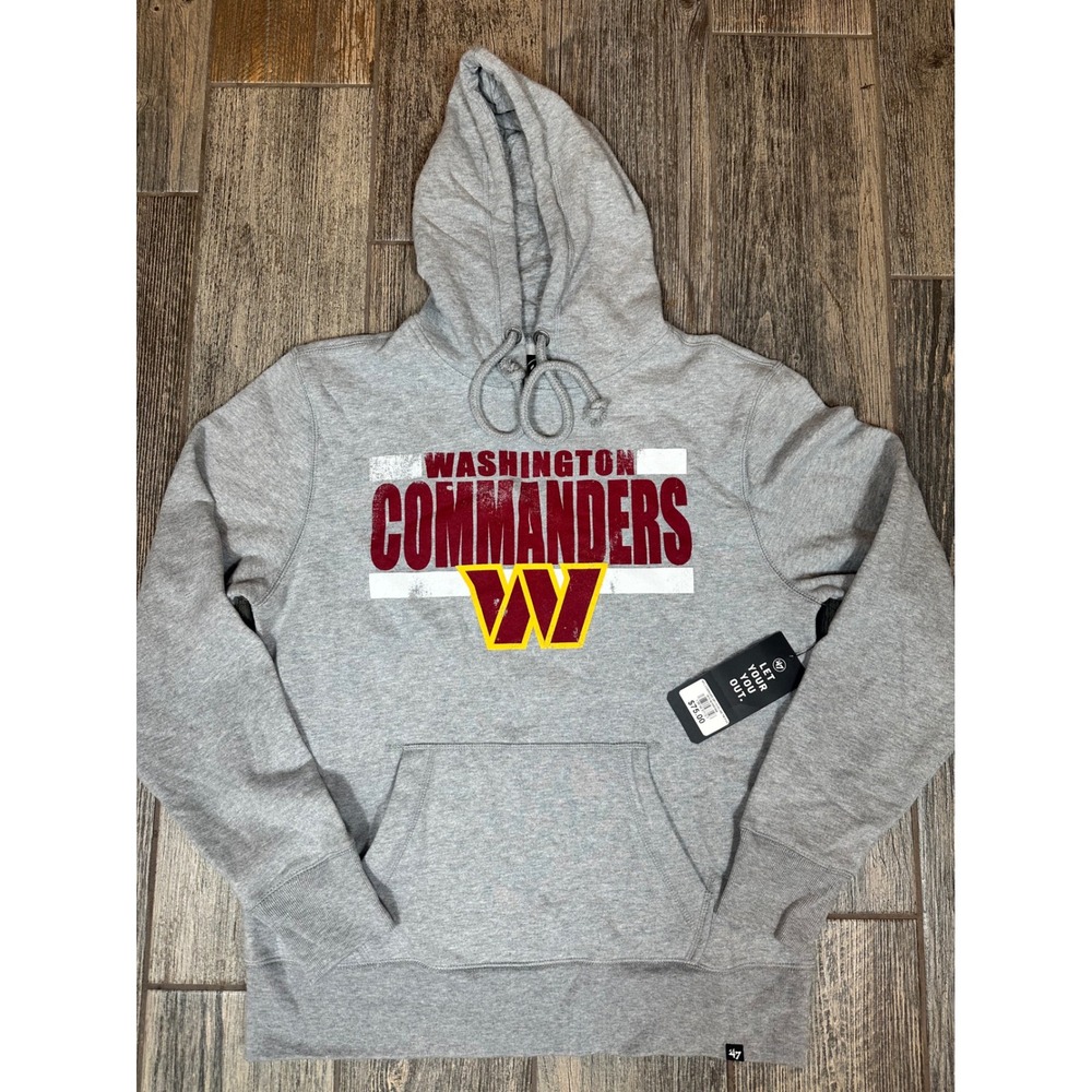Washington Commanders 47 Brand NFL Pullover Hoodie Sweatshirt Mens‎ Size Medium